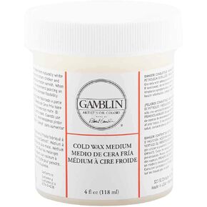 Gamblin Artist Colors Cold Wax Oil Painting Medium Clear 4oz jar