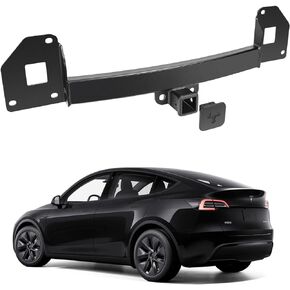 ThinSGO for Tesla Model Y Tow Hitch Tow Hook Adapter Tow Hook Rear Trailer Ring Receiver Tesla Model Y 2020-2024 Accessories(Without Hook)