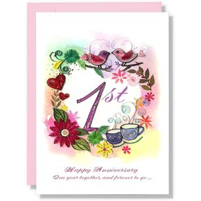 Quilling Card 3D Color Unique Dedicated Paper Handmade Art - Design Greeting Card for Christmas Birthday Anniversary Mother Thank You - Design Gift for Friend Love Mom with Envelop (Rose) (Rose Heart)