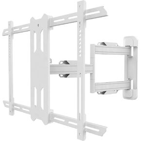 Kanto PS350 Full Motion Articulating TV Wall Mount for 37-inch to 60-inch TVs | Low Profile & 22" Extension | VESA Compatible up to 600x400 | Black