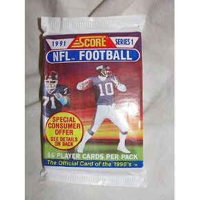 1991 Score Series I NFL Football Trading Card Pack