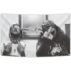 DOWNPOUR Suicide Rapper Boys Flag 3x5Ft Funny American Flag for Indoor Outdoor College Dorm Room,Parties, travel, filming, events, festivals Decor Wall Tapestry in Saudi Arabia