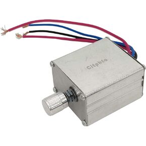 DC Motor Speed Controller 12V 24V Universal Electronic Speed Regulator with Metal Shell Rotary Switches for Car Van Heater Voltage Control