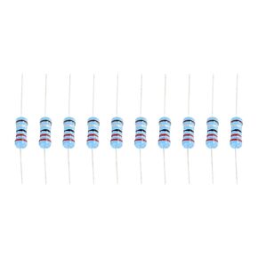 YOKIVE 30 PCS Metal Film Resistor, Resistors Assortment Kit with 1W 1% Tolerance 2.2 Ohm, Flameproof, Axial Lead, Good for DIY Electronic Projects