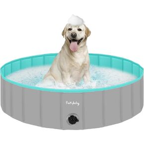 Furrybaby Foldable Dog Pool Non-Slip Hard Bath Tub Indoor Outdoor Pets Kids in Saudi Arabia