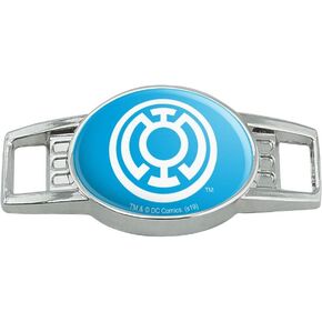 GRAPHICS & MORE Green Lantern Blackest Night Blue Lantern Logo Shoe Shoelace Shoe Lace Tag Runner Gym Charm Decoration