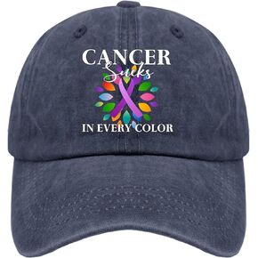 I'm a Survivor Hat Cancer Sucks Every Color Baseball Hats Black Funny Hats Gifts for Son