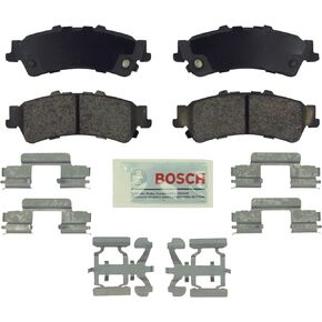 BOSCH BE792H Blue Ceramic Disc Brake Pad Set With Hardware - Compatible With Select Cadillac Escalade; Chevrolet Astro, Silverado, Silverado, Suburban, Tahoe; GMC Safari, Sierra, Yukon, Yukon XL; REAR