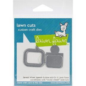LAWN FAWN Lawn Cuts Custom Craft Die-Reveal Wheel Speech Bubble, Metal