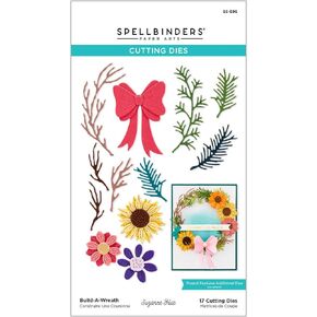 Spellbinders Build-A-Wreath Etched Dies from The by Suzanne Hue, Metal