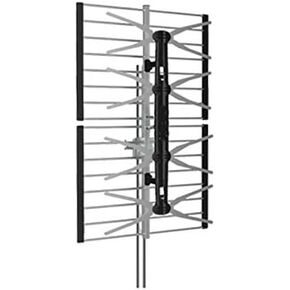 Outdoor HDTV Antenna 65 Miles Range, Built-in High Gain. Attic or Outdoor. 4 Element - Easy Assembly