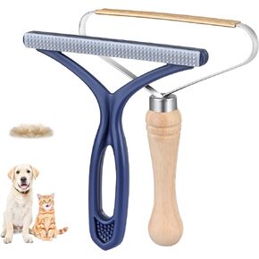 Pet Hair Remover for Couch - 2 Pack Dog Cat Hair Remover for Furniture Portable Pet Hair Fur Removal Tools Carpet Rakes Scraper for Furniture Car Mat Pet Tower Rugs