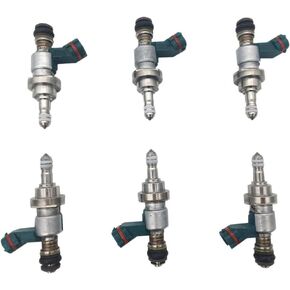 Amrxuts 6pcs 23250-31020 Fuel Injectors for Lexus 2006-2013 IS250 2006 GS300 2.5L V6 23209-39055 FJ764