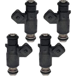 25335288 Fuel Injectors 4pcs Set Compatible with 2002-2006 Mercury 40HP-60HP Outboard 2-Stroke 892123002