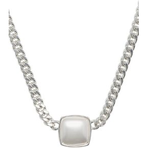 Lucky Brand Pearl Toggle Chain Necklace, Silver, One Size