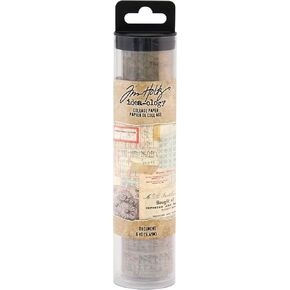 Tim Holtz, Advantus Collage Document Semi-transparent Paper, multicolor