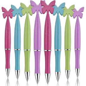 Zuazaor 24 Pack Spring Summer Flower Party Pens Black Gek Ink for Adults Office School Crhistmas Valentine's Wedding Party Supplies (Spring Flowers)