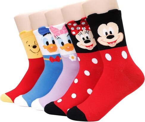 Cartoon Character Series Women and teen girls Licensed Socks Collection in Saudi Arabia
