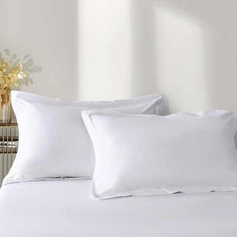 2 Pack Envelope Pillowcase Standard Pillow Cases 20x26 Black Microfiber Pillow Cases Soft Breathable and Non Shrinking Wide Edge Pillowcase in Saudi Arabia