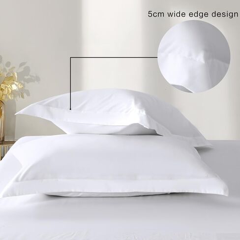 2 Pack Envelope Pillowcase Standard Pillow Cases 20x26 Black Microfiber Pillow Cases Soft Breathable and Non Shrinking Wide Edge Pillowcase in Saudi Arabia