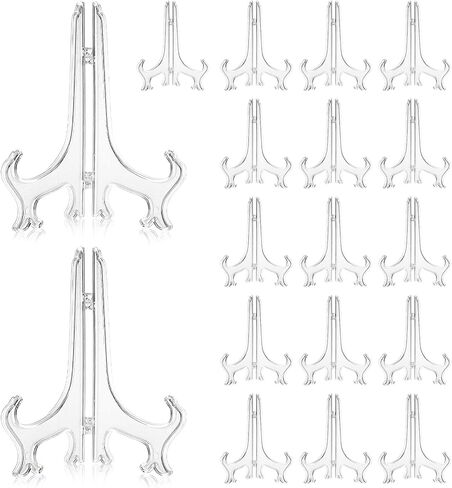 18 حزمة 3 بوصة لوحة أكريليك حامل بطاقة عرض موقف حامل لوحة للعرض، حامل البطاقة للبطاقات الرياضية، الصورة، الصورة in Kuwait