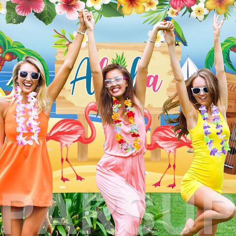 100 Pieces Hawaiian Leis Party Decorations, 50 Styles Hawaiian Leis Bulk Hawaiian Flower Necklace for Tropical Hawaiian Party Theme Beach Party Supplies Hawaiian Night Bar Luau Aloha Beach Vacation in Saudi Arabia