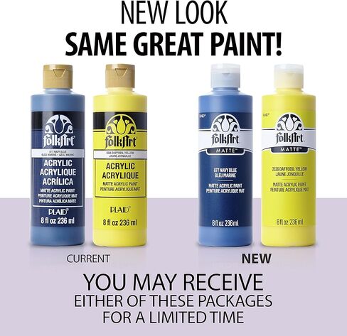 FolkArt 821 Acrylic Paint in Assorted Colors (8 oz), , Baby Pink in Saudi Arabia