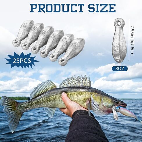 18 Pcs Bank Sinker Fishing Weights Sinkers Fishing Sinkers Bank Sinkers for Ocean Saltwater Freshwater Surf Bass Fishing Casting Gear Tackle in Kuwait