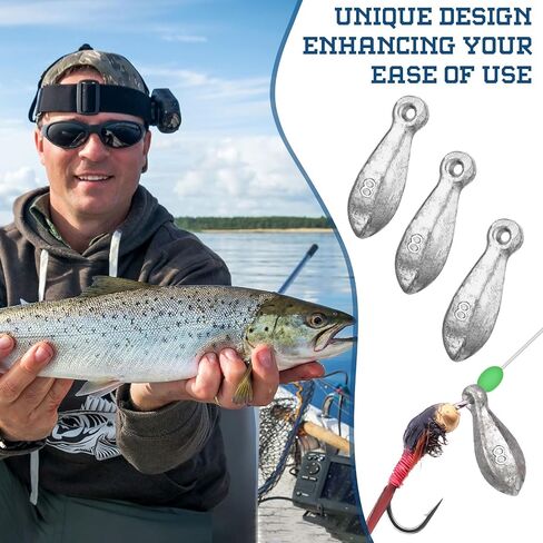 18 Pcs Bank Sinker Fishing Weights Sinkers Fishing Sinkers Bank Sinkers for Ocean Saltwater Freshwater Surf Bass Fishing Casting Gear Tackle in Kuwait