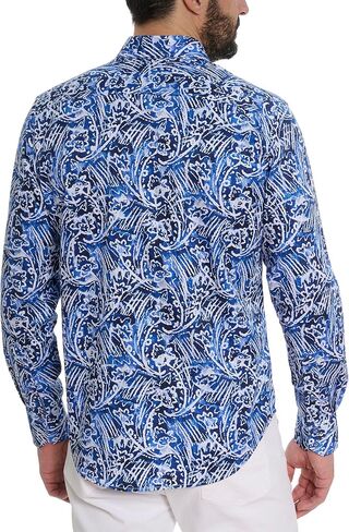 Robert Graham Men's Arches Long Sleeve Woven Shirt in Saudi Arabia