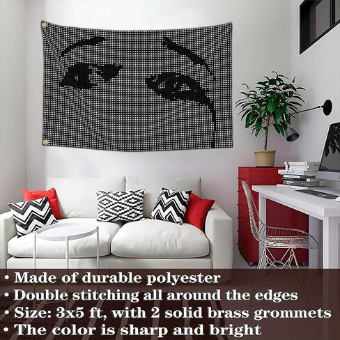 ديفتونز العلم نسيج ملصق راية 3x5 قدم أعلام مضحكة للفتيات في سن المراهقة غرفة نوم كلية النوم ميمي أعلام رجل كهف جدار ديكور فني الهدايا in Kuwait