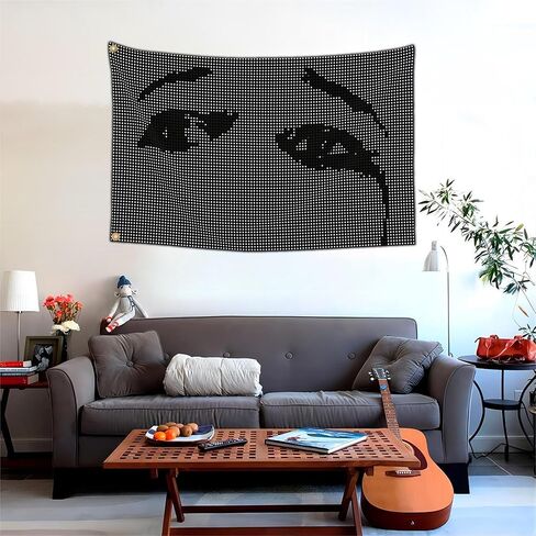 ديفتونز العلم نسيج ملصق راية 3x5 قدم أعلام مضحكة للفتيات في سن المراهقة غرفة نوم كلية النوم ميمي أعلام رجل كهف جدار ديكور فني الهدايا in Kuwait