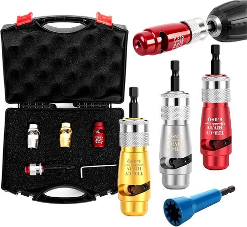 أداة كهربائية أوتوماتيكية سريعة لتقشير الأسلاك لمثقاب كهربائي يدوي، وتجريد الكابلات ومجموعة لقم لف الجوز in Kuwait