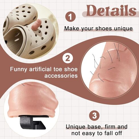 2 جهاز كمبيوتر شخصى 3D اصبع القدم سحر الأحذية القبيحة كبيرة اصبع القدم سحر مع شعر مضحك DIY الأحذية الديكور سحر لصبي وفتاة قباقيب الشرائح الصنادل الأحذية الملحقات in Kuwait