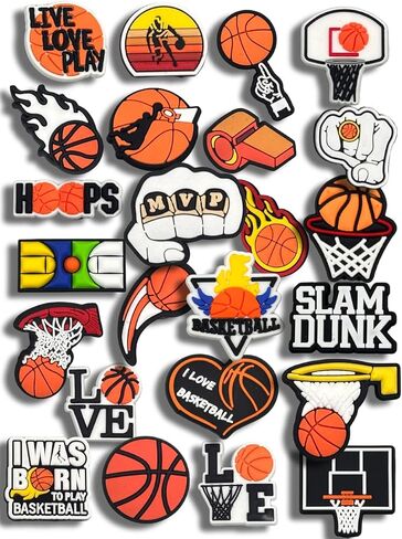 Shoe Charms,for Boys Kids Teens, Basketball, Video Game,Shoe Accessories Charms for Party Favors Gifts in Saudi Arabia