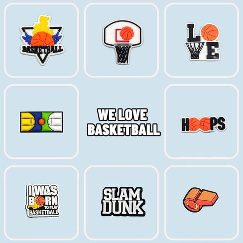Shoe Charms,for Boys Kids Teens, Basketball, Video Game,Shoe Accessories Charms for Party Favors Gifts in Saudi Arabia
