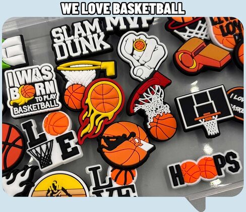 Shoe Charms,for Boys Kids Teens, Basketball, Video Game,Shoe Accessories Charms for Party Favors Gifts in Saudi Arabia