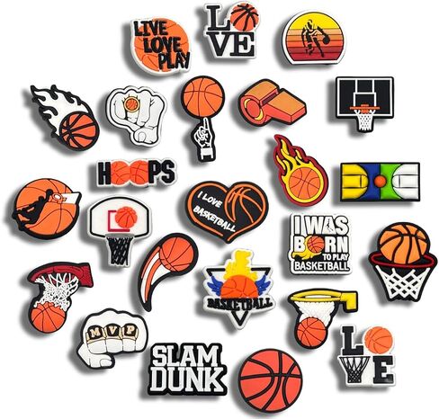 Shoe Charms,for Boys Kids Teens, Basketball, Video Game,Shoe Accessories Charms for Party Favors Gifts in Saudi Arabia