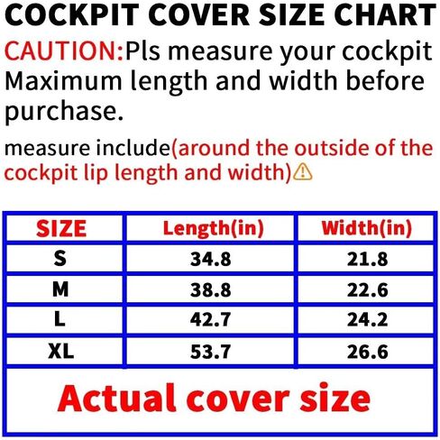 Kayak Cockpit Cover UV60+ 420D Oxford Adjustable Canoe Dust-Proof and Waterproof Seat Cover in Saudi Arabia
