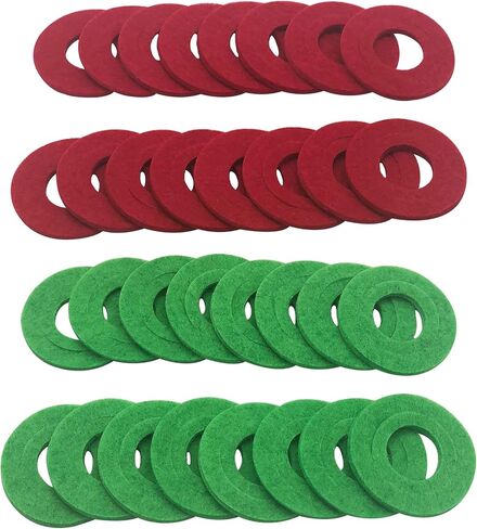 32 قطعة من غسالات طرف البطارية المضادة للتآكل من بيرلايد، واقي طرف البطارية، حشية من الألياف لحماية طرف البطارية 12 فولت (16 أحمر، 16 أخضر) in Kuwait