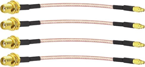 Superbat SMA to MMCX Coax Cable MMCX Male to SMA Female Adapter Extension Cable 10CM for Wi-Fi Routers FPV Drones Multicopter Antennas GPS Analyzer etc.4-Pack in Saudi Arabia