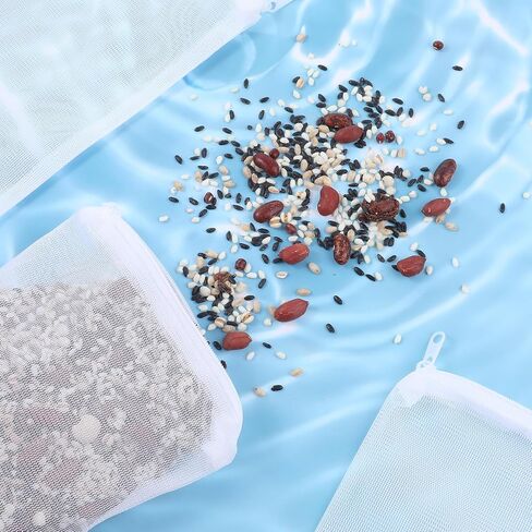 Aquarium Filter Media Bags 10 Pcs Pumps Filters Fish Tank Filt Accessories Mesh Zipper Reusable Cloth Strainer Drawstring Storage Bags Colanders Bag for Aquarium Pond in Saudi Arabia