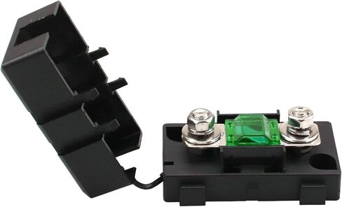 2 قطعة ANS-H في اتجاه واحد ميدي فيوز حامل الصندوق 50A ، شوكة صغيرة فيوز جبل بولت فيوز كتلة 50A in Kuwait