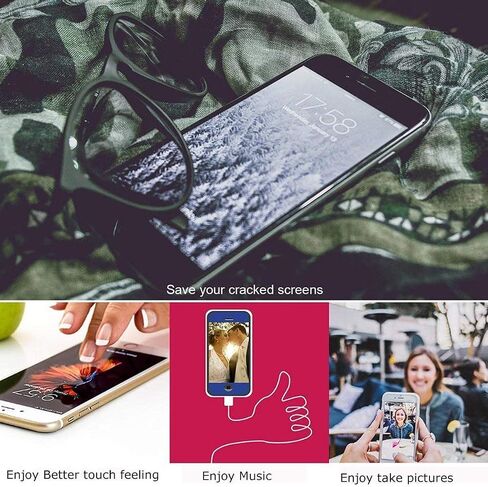 أسود لهاتف iPhone 6S 4.7 بوصة زجاج أمامي LCD 3D تعمل باللمس محول الأرقام استبدال الشاشة مجموعة الإطار الكامل مجموعة الأدوات المطلوبة in Kuwait