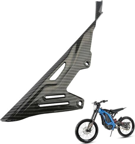 PACEWALKER غطاء حماية لسلسلة Surron - دراجة نارية من ألياف الكربون نمط غطاء حماية لسلسلة Surron Sur Ron Light Bee S/X Segway Electric Dirt Bike X260 X160 دراجة ترابية كهربائية in Kuwait