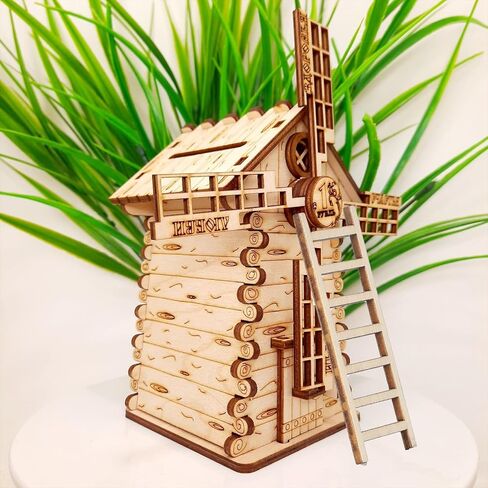 20 Pcs Miniature Ladder Model Mini Garden Ladder 3.54''x 1.18'' Mini Ladder Tiny Ladder Model Wooden Mini Doll House Ladder Accessories for Landscape Dollhouse Decor in Saudi Arabia