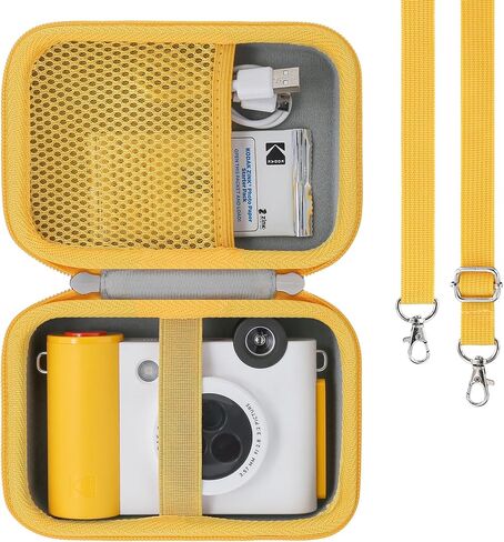 khanka Hard Travel Case for Kodak smile+/ Kodak Smile Plus Wireless Digital Instant Print Camera with Effect-Changing Lens, 2x3" Sticky-Backed Photo Prints,Case Only (Blue) in Kuwait