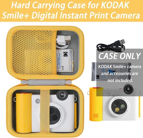 khanka Hard Travel Case for Kodak smile+/ Kodak Smile Plus Wireless Digital Instant Print Camera with Effect-Changing Lens, 2x3" Sticky-Backed Photo Prints,Case Only (Blue) in Kuwait