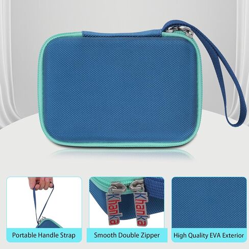 khanka Hard Travel Case for Kodak smile+/ Kodak Smile Plus Wireless Digital Instant Print Camera with Effect-Changing Lens, 2x3" Sticky-Backed Photo Prints,Case Only (Blue) in Kuwait