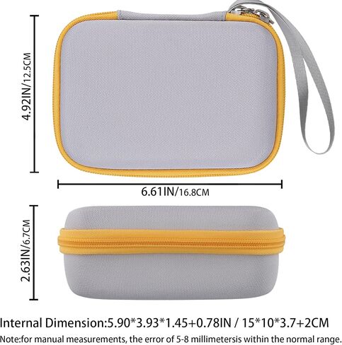 khanka Hard Travel Case for Kodak smile+/ Kodak Smile Plus Wireless Digital Instant Print Camera with Effect-Changing Lens, 2x3" Sticky-Backed Photo Prints,Case Only (Blue) in Kuwait